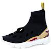 Valentino Garavani Pre-Owned - Sneakers Rockstud con dettaglio cut-out - Donna - pelle/tessuto/gomma/tessuto - 36 - Nero
