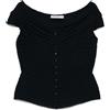 Christian Dior Pre-Owned - Top in seta anni 2010 - Donna - seta - 44 - Blu