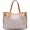 Louis Vuitton Pre-Owned - Borsa tote Neverfull PM in tela Damier Azur 2010 - Donna - tela - Taglia unica - Bianco