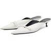 Balenciaga Pre-Owned - Mules Knife Bow 30mm - Donna - pelle/pelle/pelle - 38.5 - Bianco