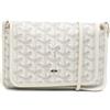 Goyard Pre-Owned - Borsa a tracolla Plumet Pocket in tela Goyardine 2021 - Donna - tessuto/pelle di vitello - Taglia unica - Bianco