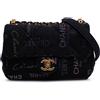 CHANEL Pre-Owned - Borsa a tracolla Mood Flap mini rettangolare in denim trapuntato 2021-2025 - Donna - Denim - Taglia unica - Grigio
