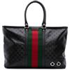 Gucci Pre-Owned - Borsa tote GG Imprime 500 grande con decorazione Web 2016-2025 - Donna - tessuto - Taglia unica - Nero
