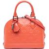 Louis Vuitton Pre-Owned - Borsa a tracolla Alma BB in pelle Vernis con monogramma 2016 - Donna - pelle - Taglia unica - Arancione