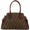 Fendi Pre-Owned - Borsa a mano Etniko in tela con motivo Zucca 2000-2010 - Donna - pelle di vitello/tela - Taglia unica - Marrone