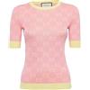 Gucci Pre-Owned - Top a maniche corte - Donna - cotone - XXS - Rosa