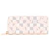 Louis Vuitton Pre-Owned - Portafoglio Tahitienne in tela Damier Azur e pelle Clemence con zip 2017 - Donna - tela - Taglia unica - Bianco