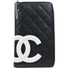 CHANEL Pre-Owned - Portafoglio Cambon trapuntato 2006 - Donna - pelle di vitello - Taglia unica - Nero