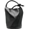 Jacquemus Pre-Owned - Borsa tote Le Petit Tourni Box - unisex - cotone/pelle di vitello - Taglia unica - Nero
