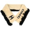 CHANEL Pre-Owned - Sciarpa CC 1990-2000 - Donna - alpaca - Taglia unica - Toni neutri