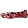Louis Vuitton Pre-Owned - Mocassini in pelle - Donna - pelle verniciata/pelle di vitello/gomma - 35.5 - Rosso