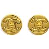 CHANEL Pre-Owned - Orecchini a clip CC 1997 - Donna - placcatura in oro - Taglia unica
