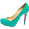Christian Louboutin Pre-Owned - Pumps Rolando in pelle verniciata 115mm - Donna - pelle/gomma/pelle/pelle lucida - 37 - Verde