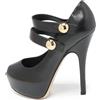 Louis Vuitton Pre-Owned - Pumps in pelle - Donna - pelle/pelle/gomma sintetica - 37.5 - Nero