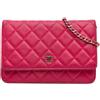 CHANEL Pre-Owned - Borsa a tracolla Classic Lambskin Wallet on Chain 2016 - Donna - pelle di agnello - Taglia unica - Rosa