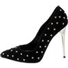 Alexander McQueen Pre-Owned - Pumps con borchie 120mm 2023 - Donna - pelle di vitello/pelle scamosciata di vitello/pelle di vitello - 37 - Nero