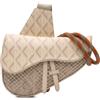 Christian Dior Pre-Owned - Borsa a tracolla Cat CD Diamond Nautic Saddle in tela cerata 2022 - Donna - tessuto/pelle di vitello - Taglia unica -