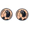 CHANEL Pre-Owned - Orecchini Coco Profile 2003 - Donna - placcatura in argento - Taglia unica - Nero