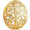 CHANEL Pre-Owned - Spilla rotonda placcata in oro XX secolo - Donna - placcatura in oro - Taglia unica
