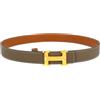 Hermès Pre-Owned - Cintura reversibile 2011 - Donna - pelle di vitello - Taglia unica - Marrone