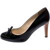 Prada Pre-Owned - Pumps con fiocco 90mm 2023 - Donna - pelle/pelle/pelle - 38 - Nero