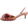 Aquazzura - Pumps Powder Puff 50mm Pre-owned - Donna - pelle di vitello/pelle di vitello/velluto - 36.5 - Rosa