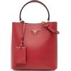 Prada Pre-Owned - Borsa a tracolla Cuir Panier media in pelle Saffiano 2013-2024 - Donna - pelle - Taglia unica - Rosso