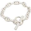 Hermès Pre-Owned - Bracciale Chaine Dunkle PM anni 2010 - unisex - argento - Taglia unica