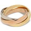 Cartier - Anello Trinity in oro 18 carati anni 2010 - Donna - oro giallo 18kt/oro bianco 18kt/oro rosa 18kt - Taglia unica