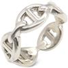 Hermès Pre-Owned - Anello Shane Tangle anni 2010 - unisex - argento sterling - 48