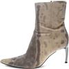 Sergio Rossi Vintage - Stivaletti in pelle 75mm - Donna - pelle/pelle/pelle - 38 - Toni neutri