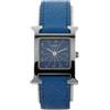 Hermès Pre-Owned - Heure H 21mm anni 2010 - Donna - vetro zaffiro/pelle/acciaio inossidabile - Taglia unica - Blu