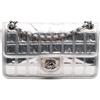 CHANEL Pre-Owned - Borsa a spalla Ice Cube in vinile con battente 2006-2008 - Donna - pelle di vitello/PVC - Taglia unica - Argento
