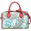 Gucci Pre-Owned - Borsa a tracolla piccola GG Blooms Boston 2016-2025 - Donna - tessuto/pelle di vitello - Taglia unica - Grigio