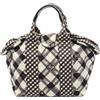 CHANEL Pre-Owned - Borsa tote Cruise Line Coco Mark a quadri 2010-2011 - Donna - tela - Taglia unica - Bianco