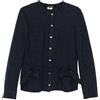 Junya Watanabe Comme des Garçons Pre-Owned - Giacca con fiocco anni '90 - Donna - lana - M - Blu