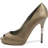 Gucci Pre-Owned - Pumps con cristalli 125mm - Donna - gomma/pelle/pelle/raso - 36 - Toni neutri