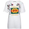 Gucci Pre-Owned - T-shirt con ricamo floreale - Donna - cotone - XS - Bianco