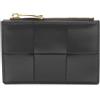 Bottega Veneta Pre-Owned - Portamonete Maxi Intrecciato anni 20 - Donna - pelle di vitello - Taglia unica - Nero