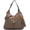 Gucci Pre-Owned - Borsa a tracolla New Jackie media in tela GG 2016-2025 - Donna - pelle di vitello/tela - Taglia unica - Marrone