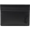 Saint Laurent Pre-Owned - Portacarte in pelle con logo anni 2020 - Uomo - pelle di vitello - Taglia unica - Nero