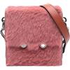 Marni Pre-Owned - Borsa a tracolla in shearling con catena 2010-2025 - Donna - Furs & Skins/cotone e paglia - Taglia unica - Rosa