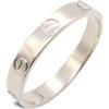 Cartier - Anello Love mini in oro bianco 18 carati anni 2010 - unisex - oro bianco 18kt - 62 - Argento