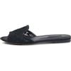 Dolce & Gabbana Pre-Owned - Sandali in pelle - Donna - rete (mesh)/tessuto/pelle - 36.5 - Nero