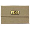 Fendi Pre-Owned - Portafoglio con motivo Zucca anni '90 - Donna - tela/pelle - Taglia unica - Toni neutri