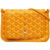 Goyard Pre-Owned - Borsa a tracolla Plumet Pocket in tela Goyardine 2018 - Donna - tessuto/pelle di vitello - Taglia unica - Giallo