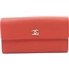 CHANEL Pre-Owned - Portafoglio Coco Mark 2019 - Donna - pelle di vitello - Taglia unica - Rosso