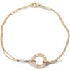 Cartier - Bracciale Love Circle in oro rosa 18 carati con diamanti anni 2010 - Donna - oro rosa 18kt - Taglia unica