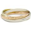 Cartier - Anello Trinity in oro 18 carati anni 2010 - Donna - oro bianco 18kt/oro rosa 18kt/oro giallo 18kt - 49