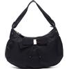 Ferragamo Pre-Owned - Borsa a spalla con fiocco 2000-2020 - Donna - nylon - Taglia unica - Nero